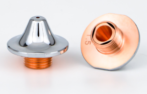 Cutting Nozzle Double Layer D25 H20 M12 Ref. CN051_Amada