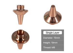 Cutting Nozzle Single Layer D15 H19