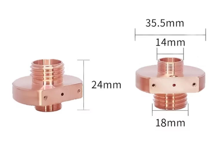 DNE 16TY Air Outlet Up Diameter: 35.5mm; Down Diameter: 18mm Height: 24mm;