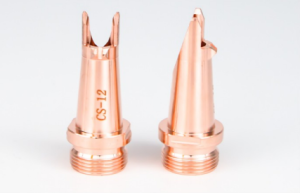 SUP Welding Nozzle Height: 43 mm Thread: M16*1 Hole Dia.: 0.8/1.0/1.2/1.6/2.0 mm (Ref.: 011)