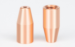 SUP Welding/Wire Feeding Nozzle Height: 15.5 mm Thread: M5 Hole Dia. 0.8/1.0/1.2/1.6/2.0mm (Ref.: 019)